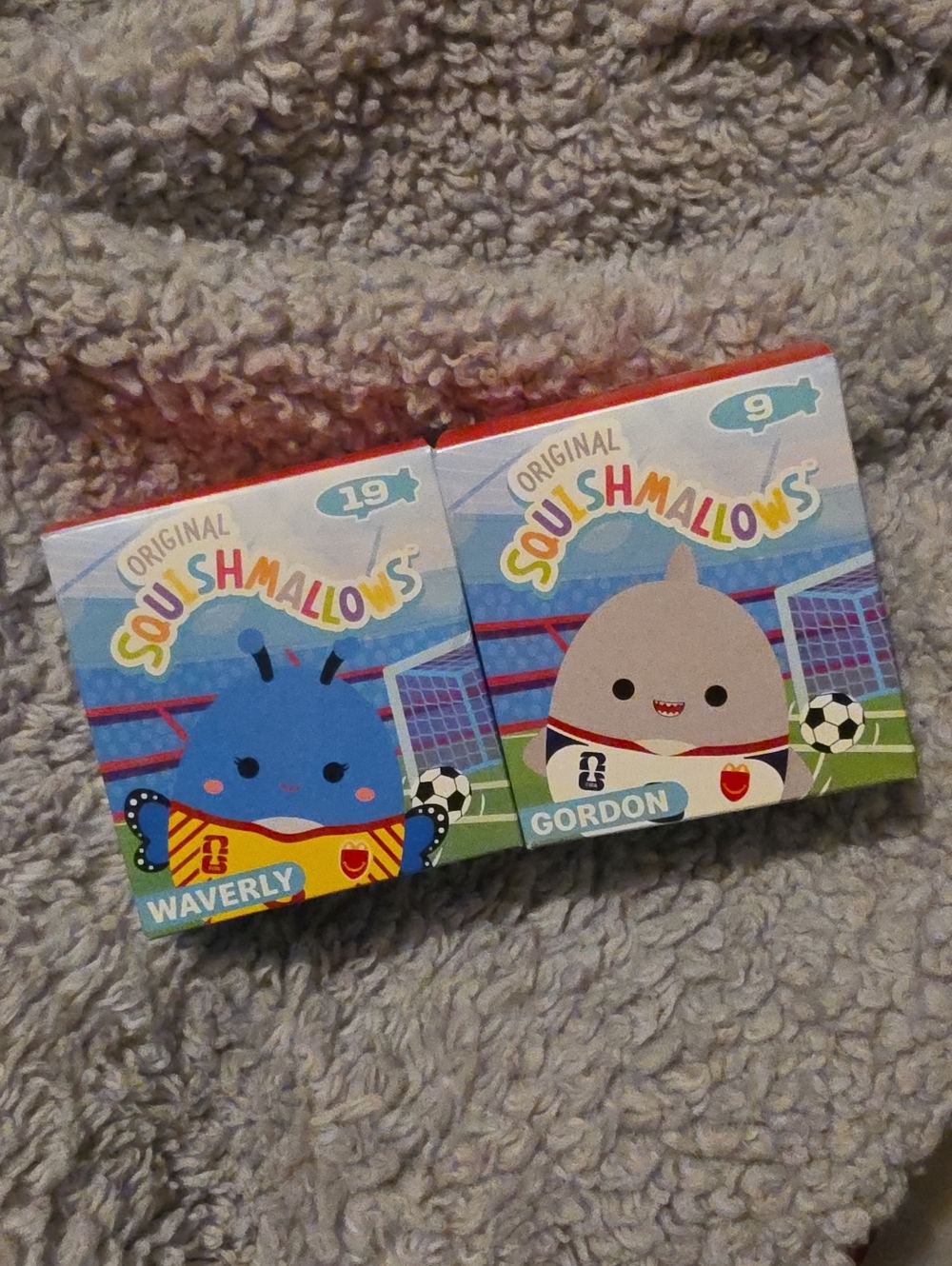 Squishmallows Blue and Gray Waverly & Gordon Collectible Blind Boxes